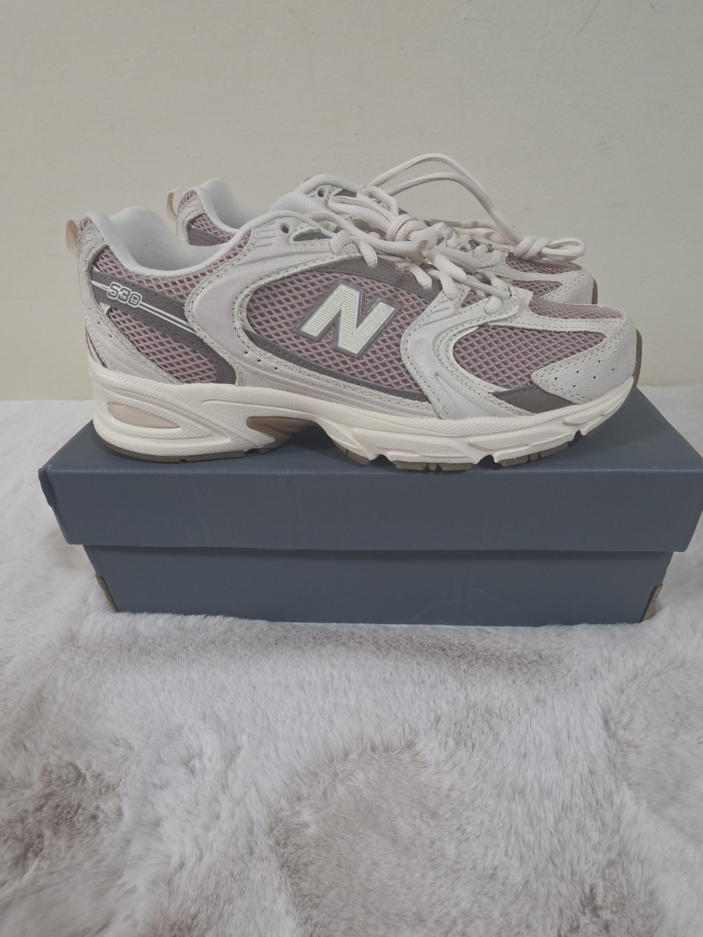 New Balance Women's 530 Lace-Up Sneakers in Mauve/Beige